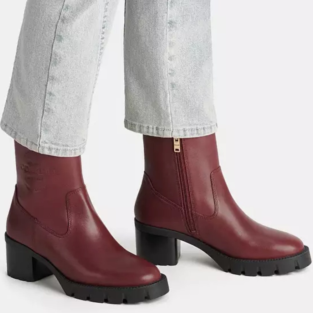 Brand New COACH Corinna Leather Bootie